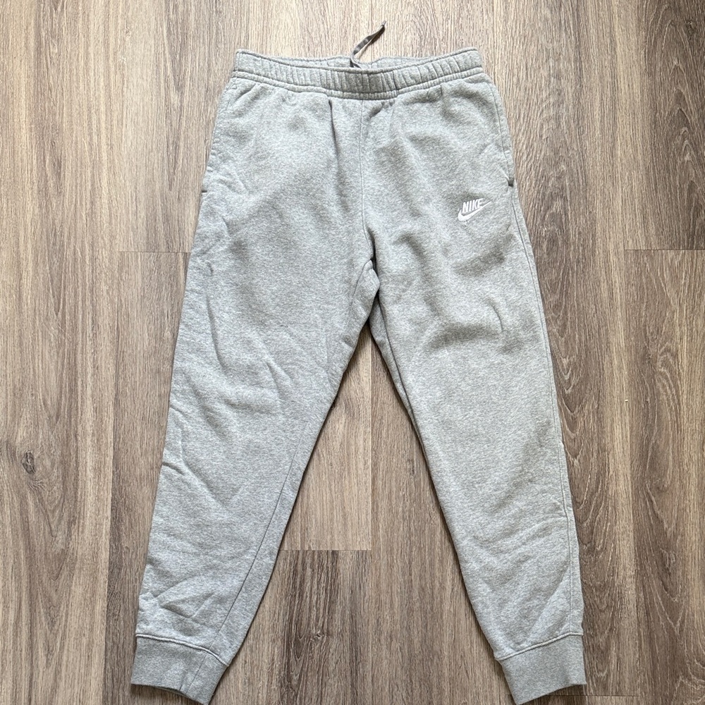 Nike Heather Gray Joggers Size Medium Classic Unisex Sweats